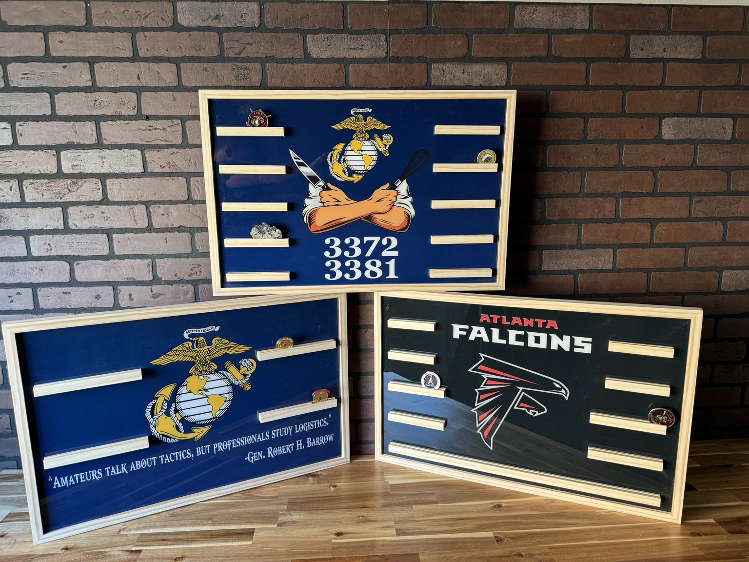 Oak Place custom challenge coin display example 9