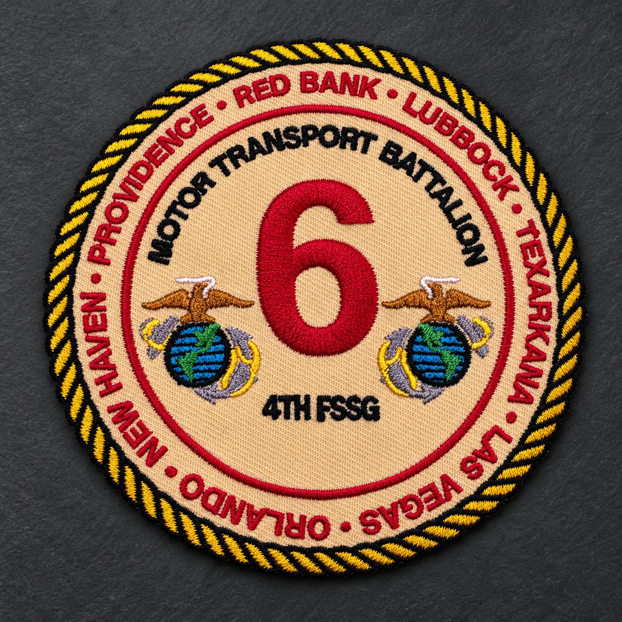 6th Motor Transport Battalion embroidered patch
