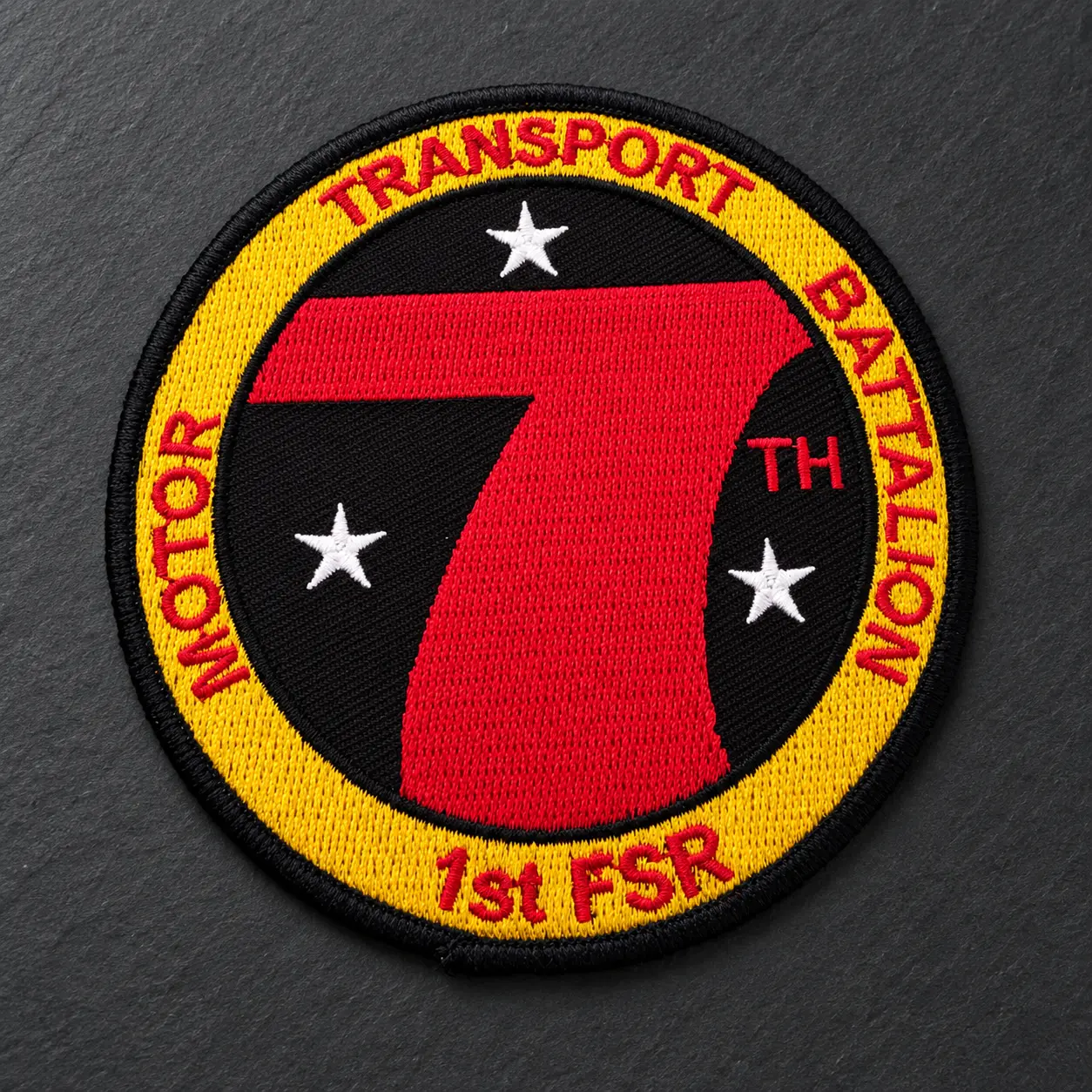 7th Motor Transport Battalion embroidered patch