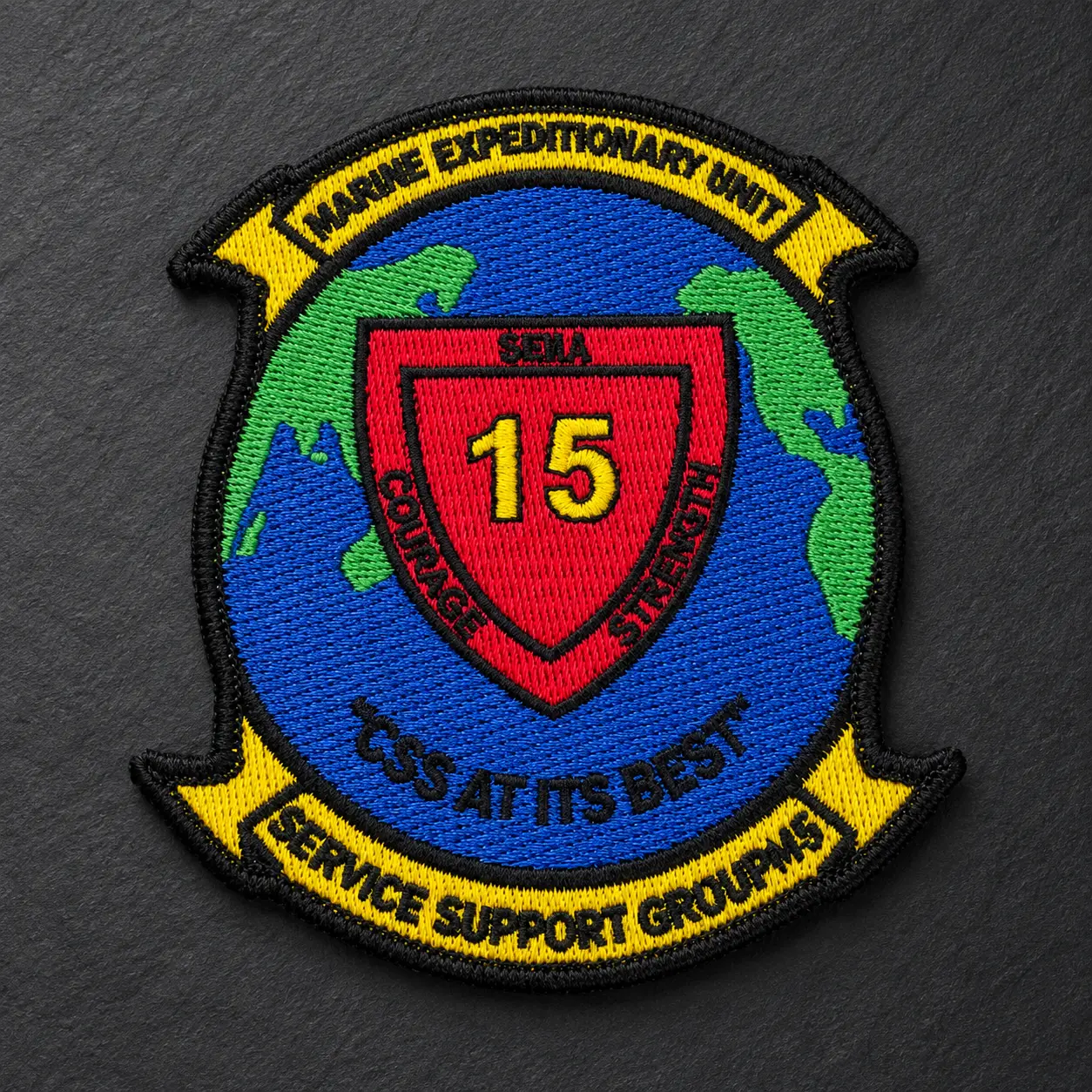 Marine Expeditionary Unit 15 — Service Support Group embroidered patch