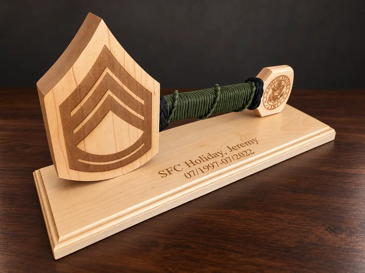 Army Sergeant First Class · Green cord