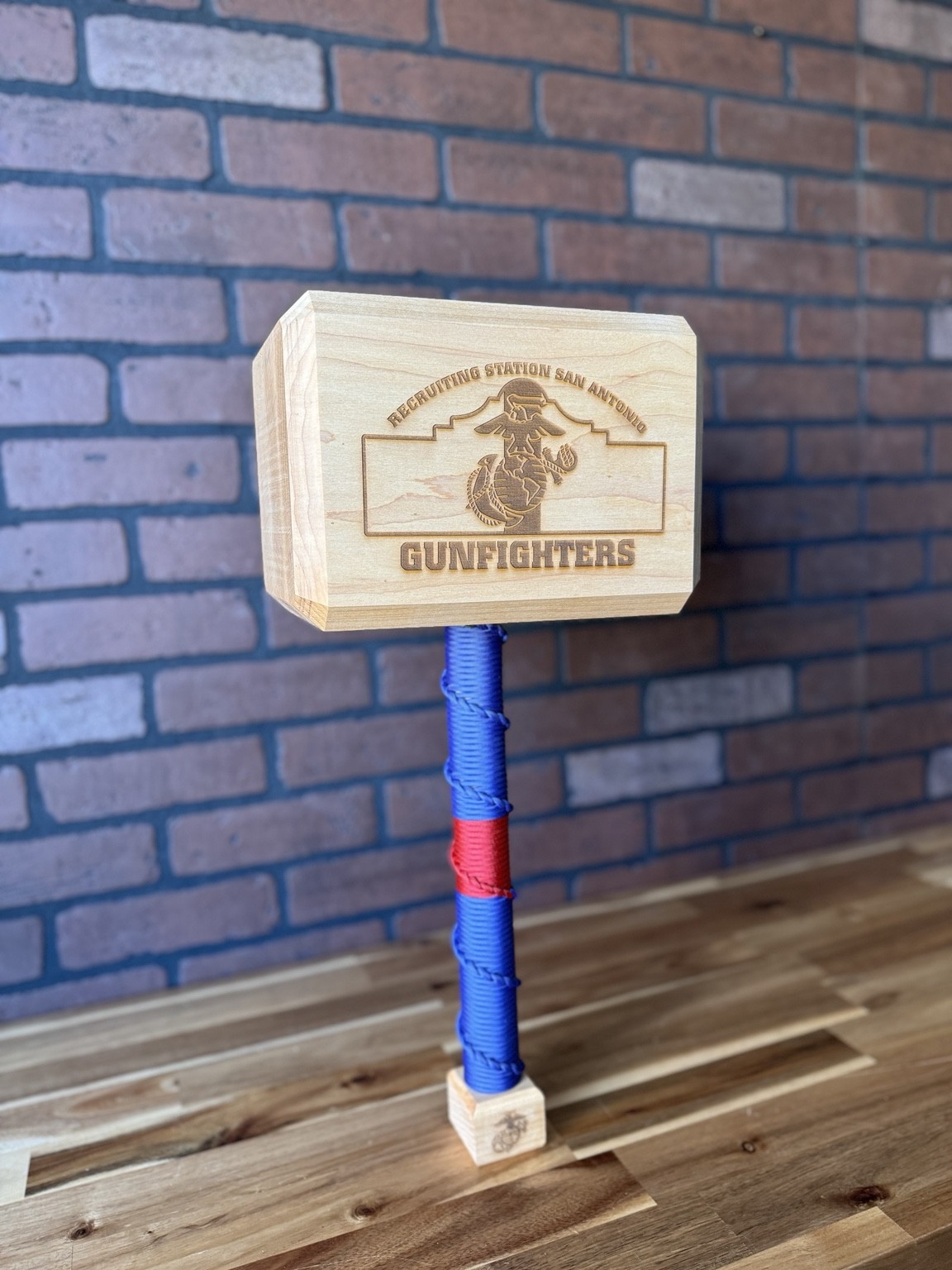 Personalized wooden Thor hammer example 5